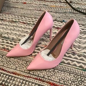 pink steve maden vala heels